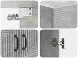 Wall-Mounted Cabinet Concrete Grey 59 x 31 x 60 cm 898578