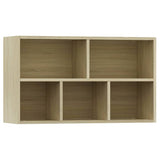 Book Cabinet Sonoma oak Engineered Wood Medium Book Cabinet 800165