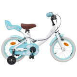 Kids Bike 16 Inches for 4-6 Years Old White 42009429