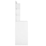 Dressing Table with LED White 60x40x140 cm 808828