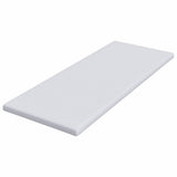 Mattress Topper White 80 x 200 x 5 cm Jaquard Fabric 4106221