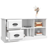 TV Cabinet White 102x35.5x47.5 cm Engineered Wood 816176
