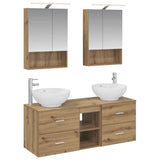 Bathroom Furniture Set 5 pcs Artisan Oak 3406966