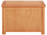 Storage Box with Storage 50 x 45 x 45 cm Solid Oak Wood 42000873