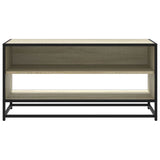 ZNTS TV Cabinet Sonoma Oak 91x40x46 cm Engineered Wood and Metal 848885