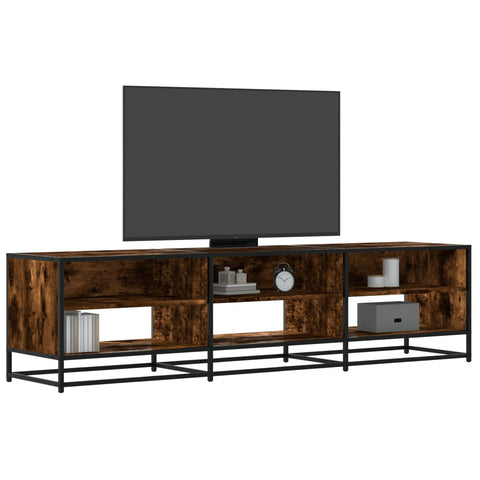 TV Cabinet Smoked Oak 180x40x46 cm Engineered Wood 3300807