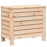 Garden Footstool Natural Solid Pine Wood 62x31.5x52 cm Foldable 844888