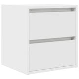Wall-mounted Bedside Cabinets 2 pcs White 38x34x40 cm 861248