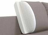 2-Seater Sofa Taupe 188 x 81 x 89 cm Fabric 42048605