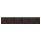 Rug Rectangular Dark Brown80x500 cm Bamboo 376929