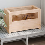 ZNTS Hamster Cage 60x30x35 cm Solid Wood Fir 172377