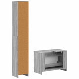 2 Piece Bathroom Cabinet Set UTRECHT Grey Sonoma 3417573