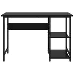 ZNTS Computer Desk Black 105x55x72 cm MDF and Metal 20550