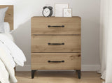 Bedside Cabinet Artisan Oak 40 x 40.5 x 66 cm Engineered Wood 880623