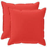 Throw Pillow 2 pcs HOUTEN Red 80 x 80 cm Polyester 936650