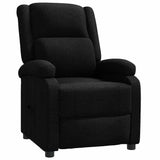 Recliner Chair Black Fabric 342421