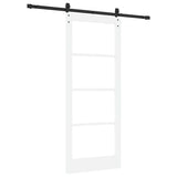 Sliding Door ORKDAL White and Black 83 x 202 cm 3331830