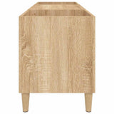 Record Cabinet Sonoma Oak 121x38x48 cm Engineered Wood 831928