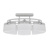 Ceiling Lamp with Ellipsoid Glass Shades 4 pcs E14 278761