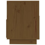 TV Cabinet Honey Brown 140x37x50 cm Solid Wood Pine 813433