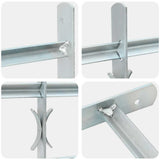 Adjustable Security Grille for Windows with 4 Crossbars 700-1050 mm 141386