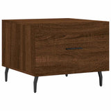 Coffee Table Brown Oak 50x50x40 cm Engineered Wood 829442