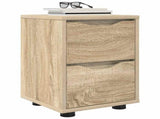 Bedside Table Sonoma Oak 30.5 x 30 x 43 cm Engineered Wood 888801