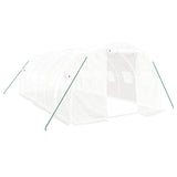 Greenhouse with Steel Frame White 18 m 6x3x2 m 3188051