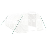 Greenhouse with Steel Frame White 18 m² 6x3x2 m 3188051