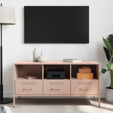 TV Cabinet Pink 100.5x39x50.5 cm Steel 843037