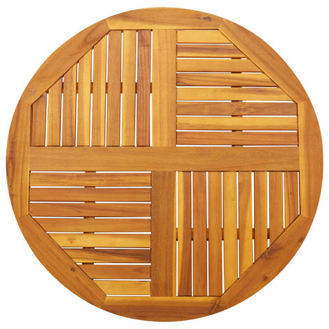 Table Top 90x2.2 cm Round Solid Wood Acacia 4004251