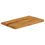 Table Top 70x40x2.5 cm Live Edge Solid Wood Mango 370753