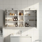 Bathroom Cabinet Set 3 pcs 100 x 10.5 x 60.5 cm Engineered wood 3403704