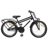 Kids Bike 22 Inches for 7-12 Years Old Black 42009258
