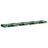 2-Piece Bench Cushions VUGHT 2 pcs 100% Polyester Leaf Pattern 950925