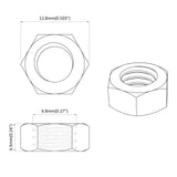 Hex Acorn Nuts 3913 pcs Silver Metal 864477