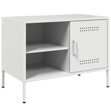 TV Cabinets 2 pcs White 68x39x50.5 cm Steel 843005
