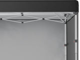 3 x 3m Metal Frame Gazebo, Pop Up Event Shelter with 2 Sidewalls, Weight Bags and Wheeled Bag, Black T3398P315467