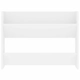 Wall Shoe Cabinet 2 pcs White 80x18x60 cm Engineered Wood 806742