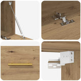 Wall Cabinet 100 x 36.5 x 35 cm Engineered wood Artisan oak 879565