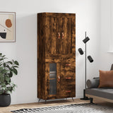 Highboard Smoked Oak 69.5x34x180 cm Engineered Wood 3199918