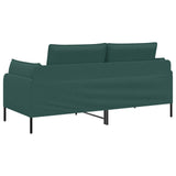 2-Seater Sofa Dark Green 188 x 81 x 89 cm Fabric 42048604
