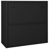 Sliding Door Cabinet with Planter Box Anthracite Steel 3095267