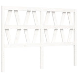 Bed Frame without Mattress White 120x200 cm Solid Wood 3194372