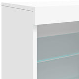 Sideboard with LED Lights White 60.5x37x67 cm 836693