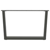 Coffee Table Legs V-Shape 2 pcs Anthracite 70x cm Steel 4012638