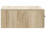 Wall-Mounted Bedside Cabinet 2 pcs Sonoma Oak 49 x 34.5 x 20 cm 898620