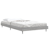 Bed Frame without Mattress Grey Sonoma 90x200 cm Engineered Wood 832275