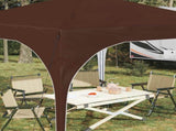 Pop-up Party Tent 290 x 290 x 245 cm Brown 42019852