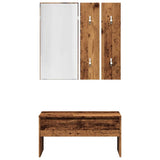 Hallway Furniture Set Old Wood Engineered Wood 857019